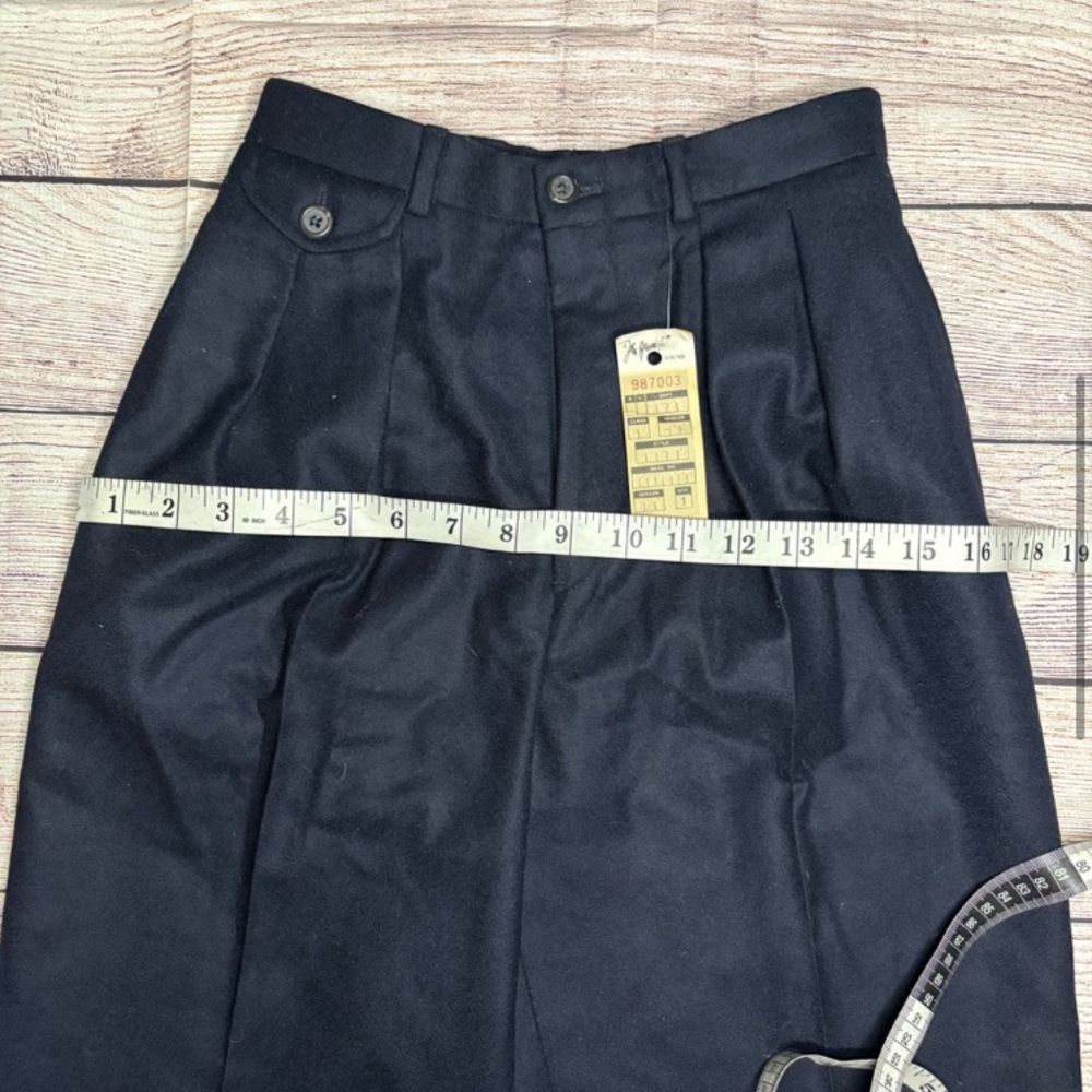 Ralph Lauren navy blue Dress Pants Tailored Wool-Blend - Picture 3 of 8